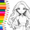 Doll Color: Princess Coloring