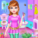 بازی دخترانه تمیزکاری