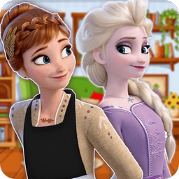 Elsa and Anna shake house