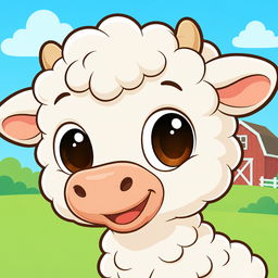 Farm animal games for kids 2-5