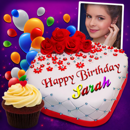 Photo On Birthday Cake