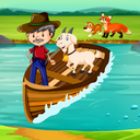 River Crossing IQ Hindi Puzzle