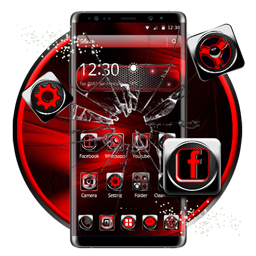 3d black red theme