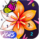 Black Color by Number - Super Colori