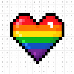Pixel Number - DIY Coloring