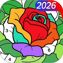 Color Number Artful - کتاب رنگ آمیزی