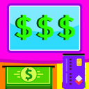 ATM cash machine game