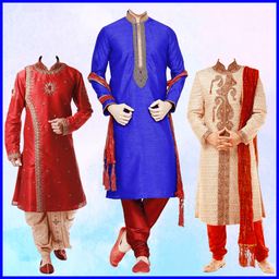 Men Sherwani Suit Photo Editor