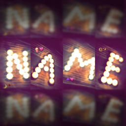 Write Name By Candle, Art Name