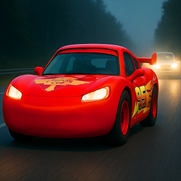 Cars Overtaking Race