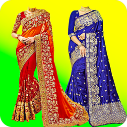 Women Fancy Saree Photo Frames