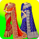 Women Fancy Saree Photo Frames