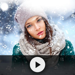 Snowfall Video Song Maker