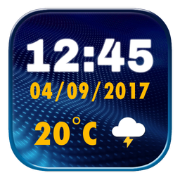 Cool Digital Clock Widget