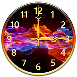 Fire Clock Widget