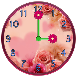 Flowers Clock Widgets