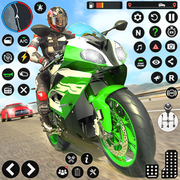 Motorbike Traffic Race Game 3D