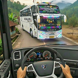 City Bus Game Highway US Bus