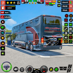 City Bus Game Highway US Bus