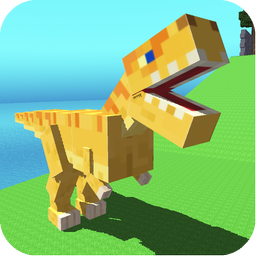 Blocky Dino Park T-Rex Rampage