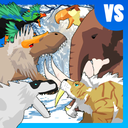 T-Rex Fights Ice Age Beasts