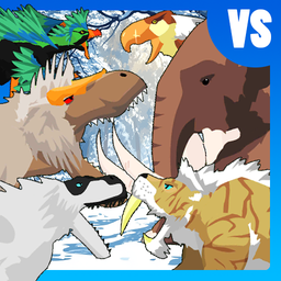 T-Rex Fights Ice Age Beasts