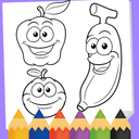 Fruits Coloring Book