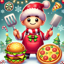 Christmas Street Food Cooking