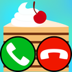 fake call and sms cake game