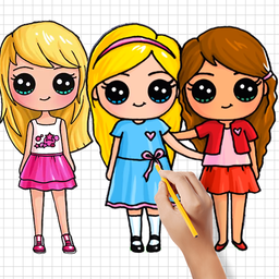 Learn To Draw Famous Cute Girls::Appstore for Android