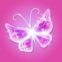 Glitter Butterfly Wallpaper