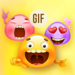 Sticker Library: Colorful Stickers, Love Emoji GIF