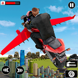 Flying Bike Game Motorcycle 3D