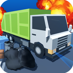 Crazy Road: Trash Dump Truck