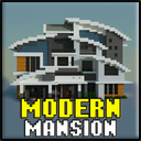 Map Modern Mansion: MCPE House