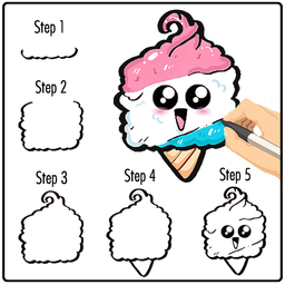 Kawaii Drawing Easy : How to Draw Step By Step