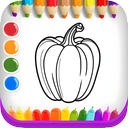 Fruits And Vegetables Coloring