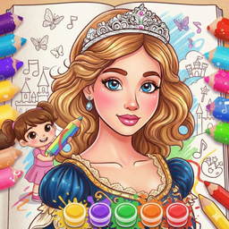 Princess Coloring for Girls