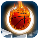 Casual shooting basketball