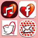 Love Heart App Icon Maker