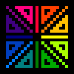 Colors geometry rage game