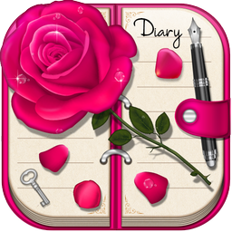 My Secret Rose Diary Theme