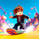 Obby Snowboard: Parkour Racing