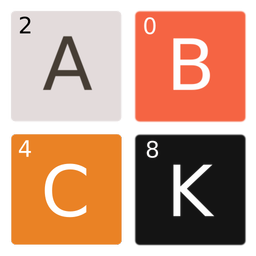 2048 Alphabet