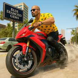 City Traffic Moto Rider