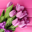 Pink Tulips Live Wallpaper