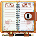 Diary with PIN Password Lock