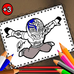 WWE Superstars Coloring