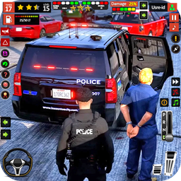 US Police Car Games Simulator