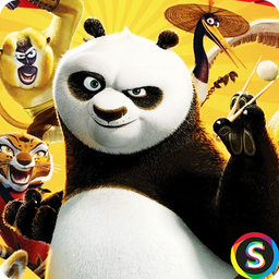 Panda Kung Fu Kar - Cartoon Panda